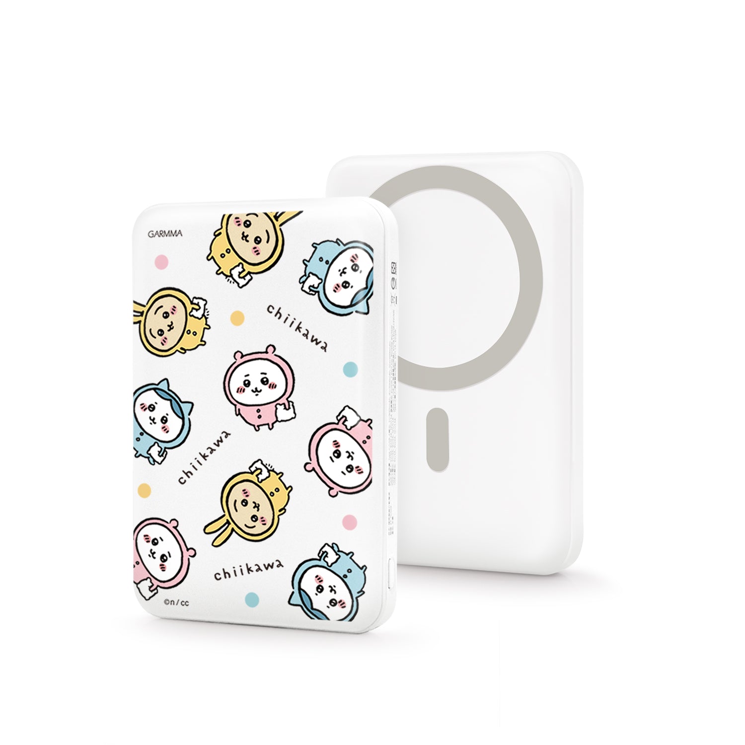 台灣 Garmma Chiikawa ちいかわ MagSafe 磁吸無線充電器|10000mah|2 款圖案|吉伊卡哇【10月27日截單 ,預計 : 10月27日截單 ,預計 : 聖誕節前發貨】