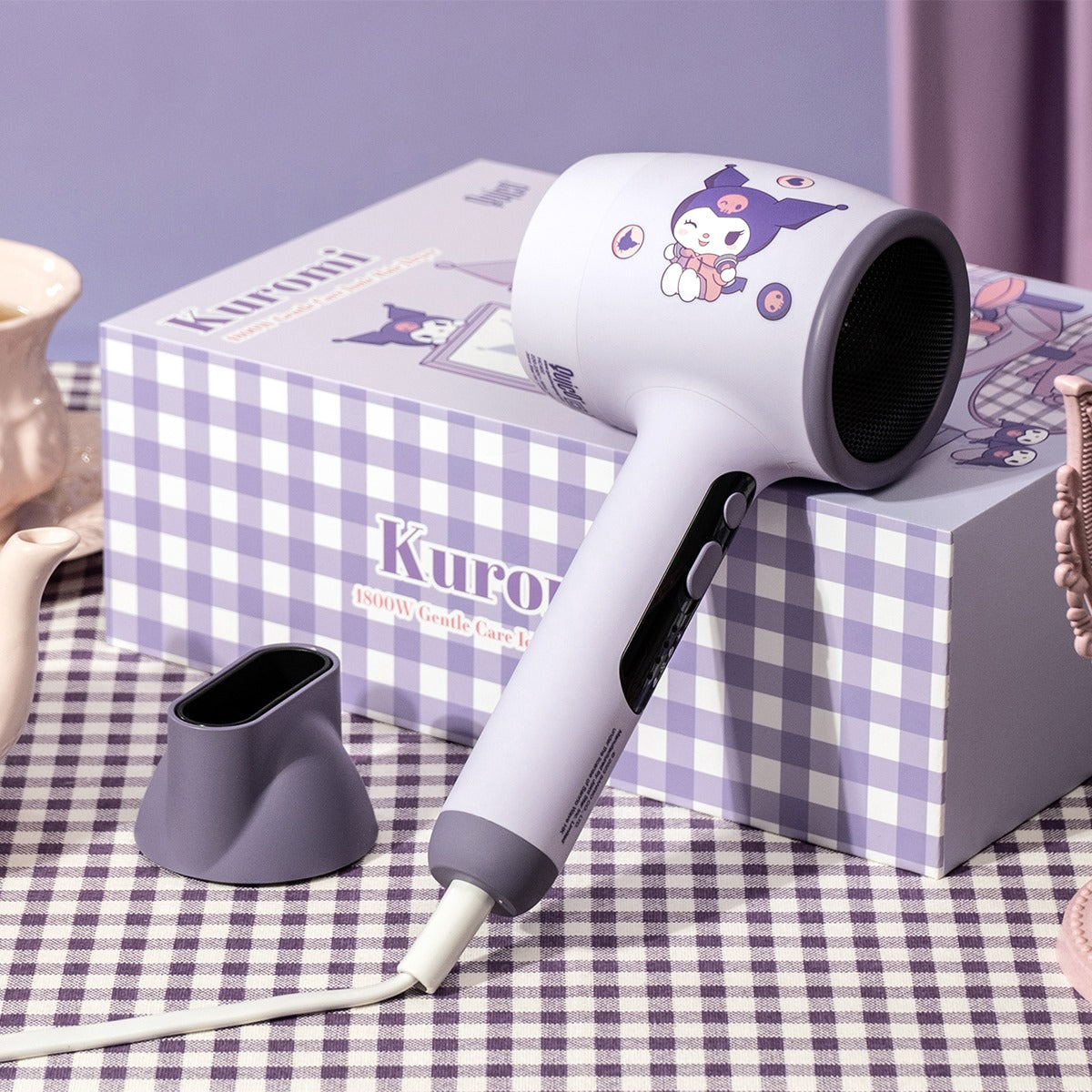 【Sanrio x QUICO】 Kuromi、布甸狗 迷你旅行直發夾|負離子風筒|負離子梳【10月27日截單 ,預計 : 十月中至尾發貨】