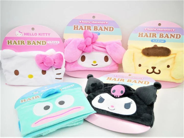 日本直送 Sanrio 家居束髮頭帶|十款角色|超舒服棉質【10月27日截單 ,預計 : 聖誕節前發貨】