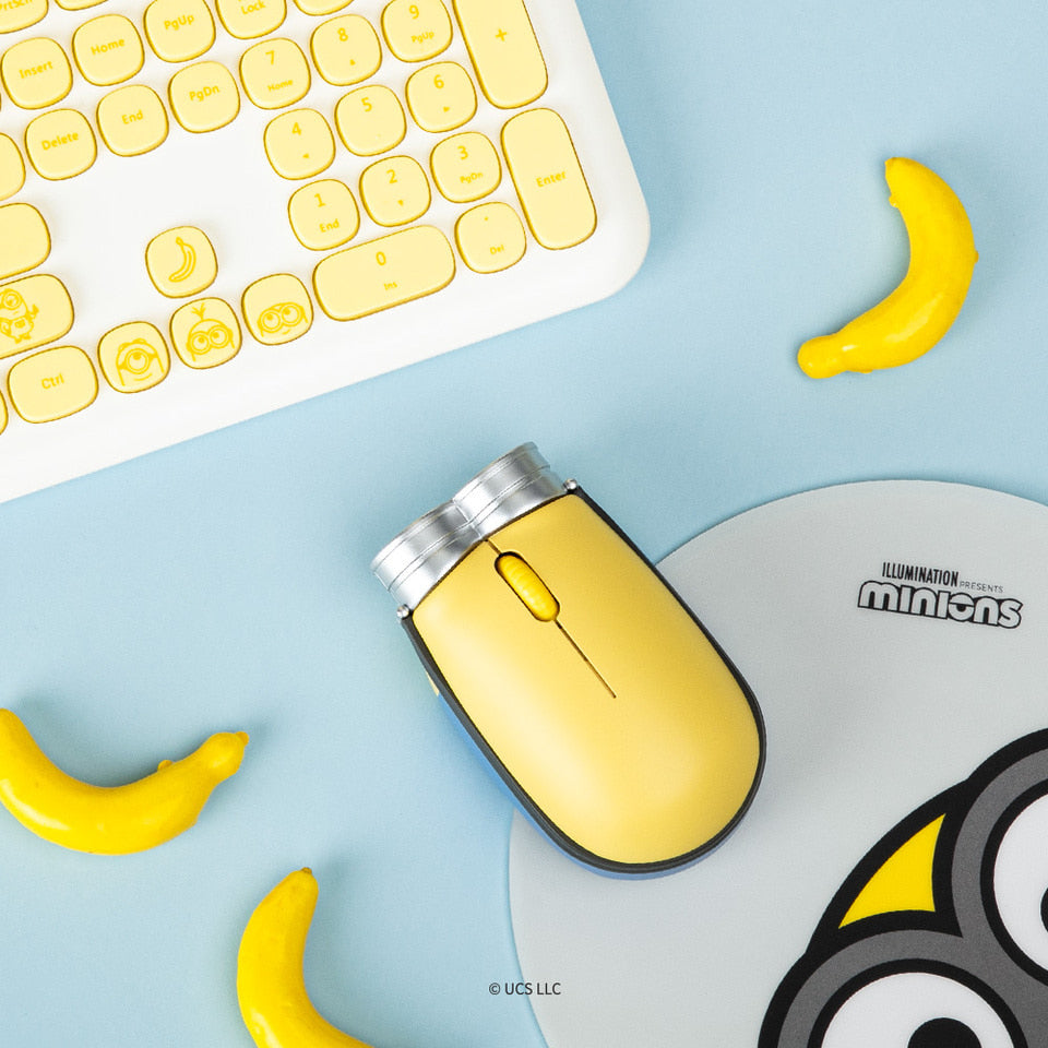 【韓國直送】Minions Bob 立體造型無線滑鼠|無線Keyboard|超可愛Bob樣|미니언즈 【10月27日截單 ,預計 : 十月中至尾發貨】
